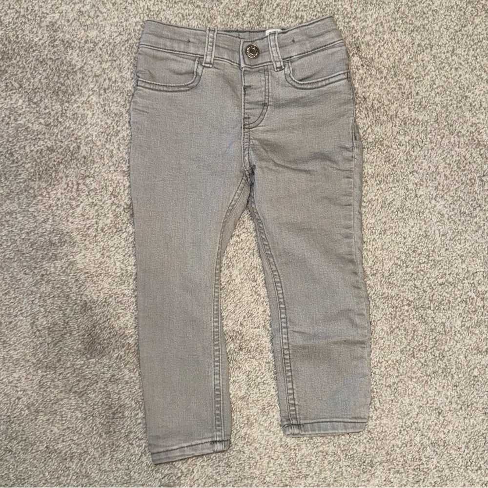 H&M boys 2T grey slim jeans
